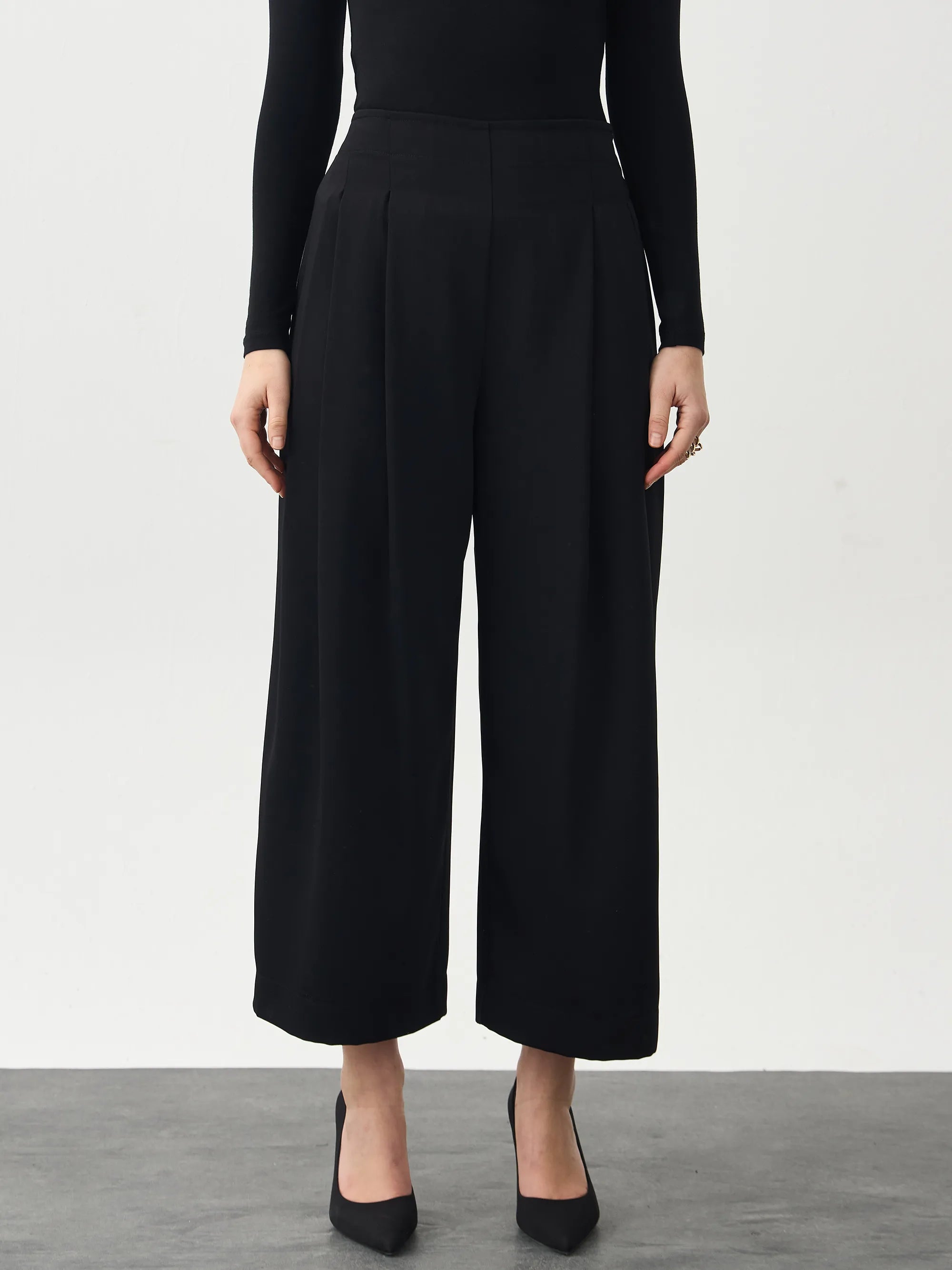 Siyah Loose Pantolon