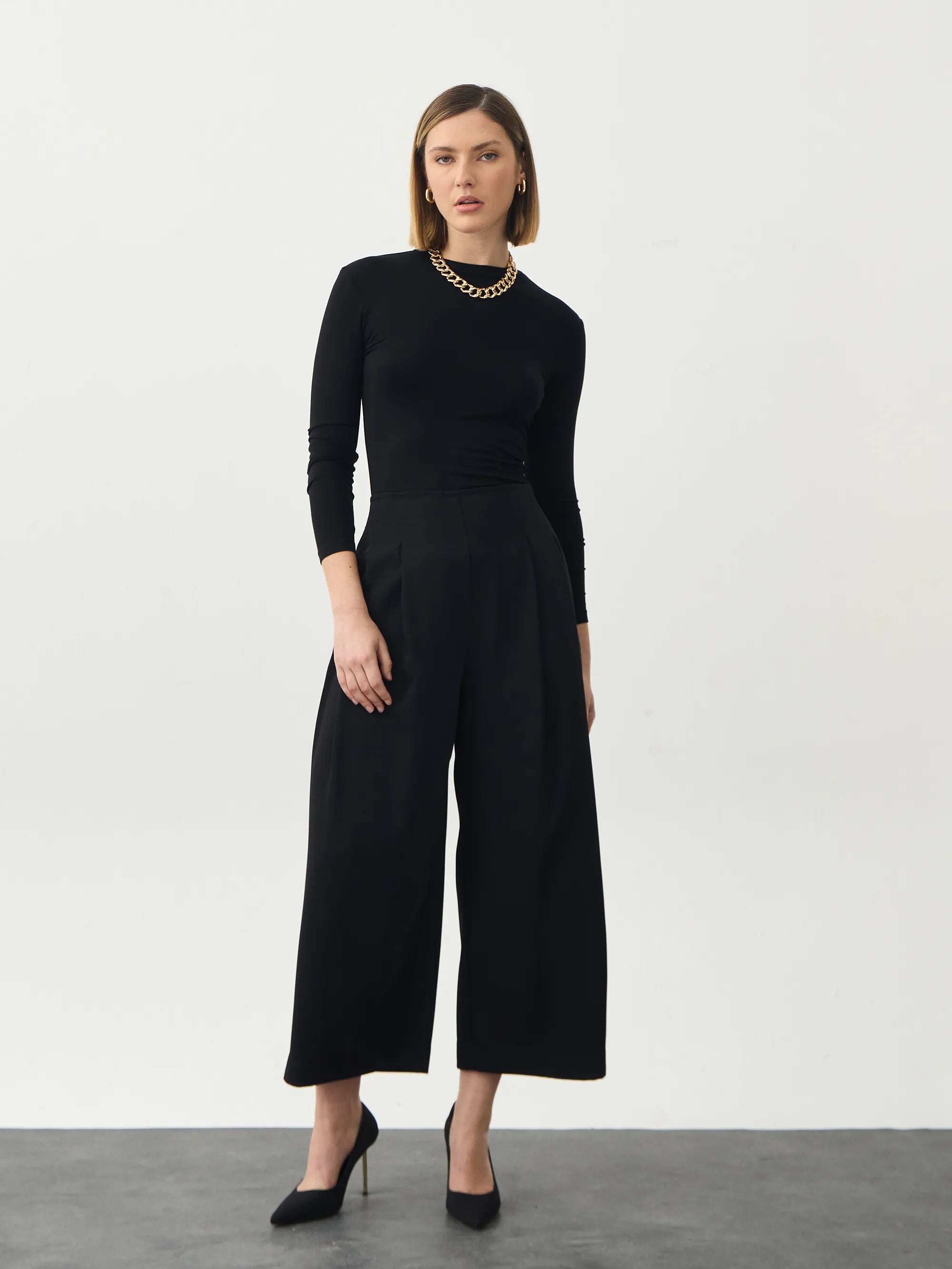 Siyah Loose Pantolon