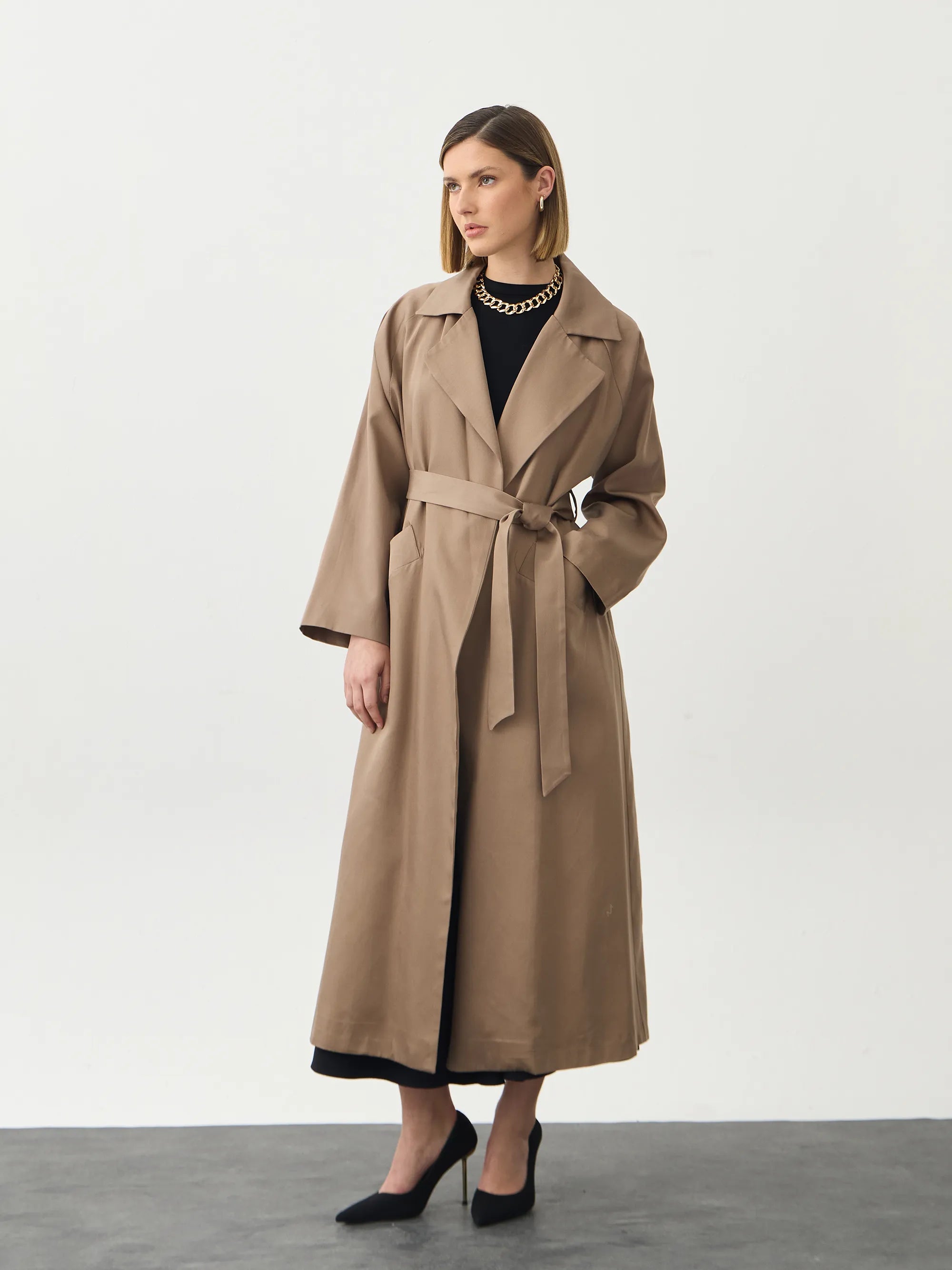 Oversize Vizon Trençkot