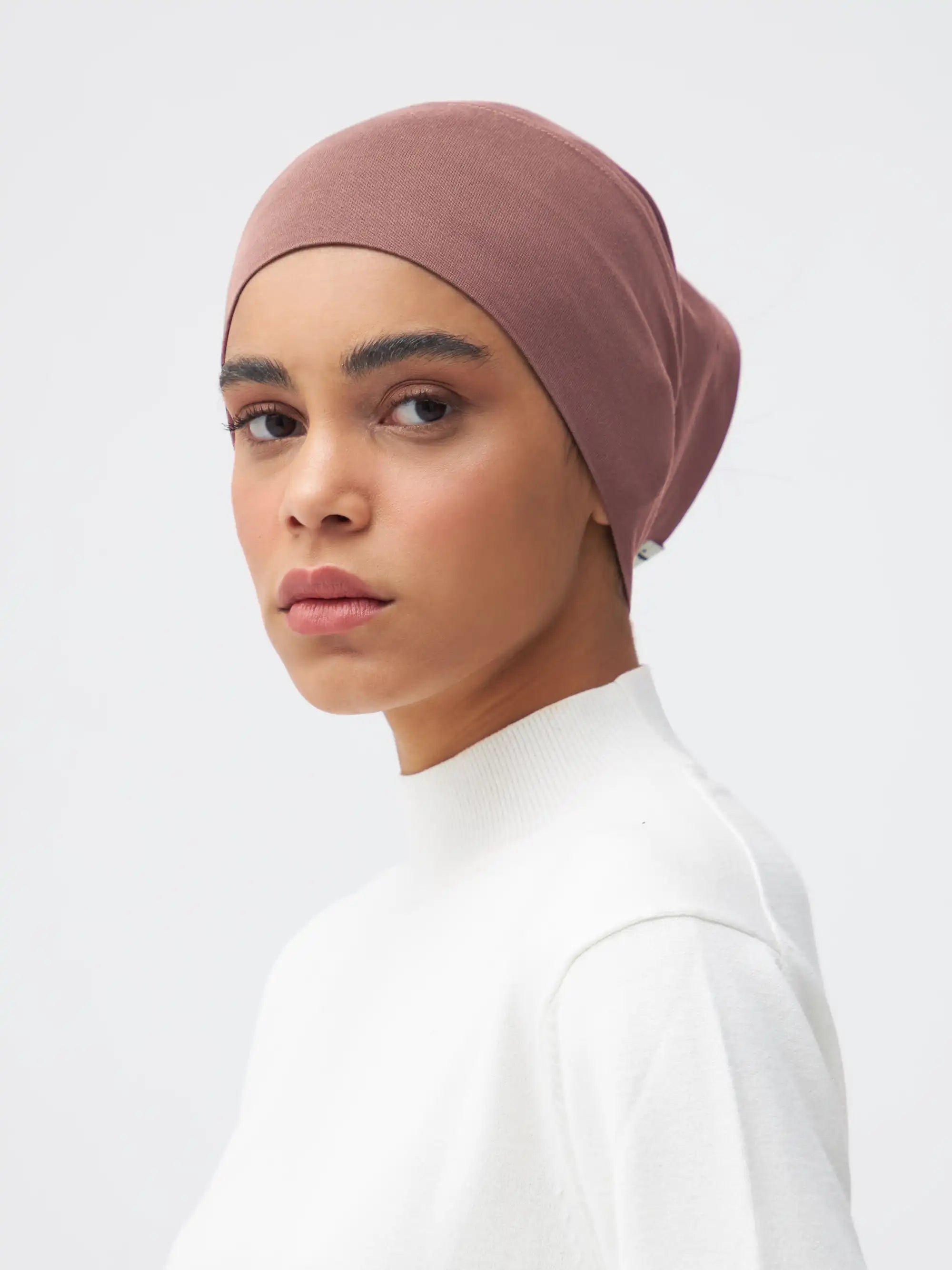 Düz Bone - Pastel Gül