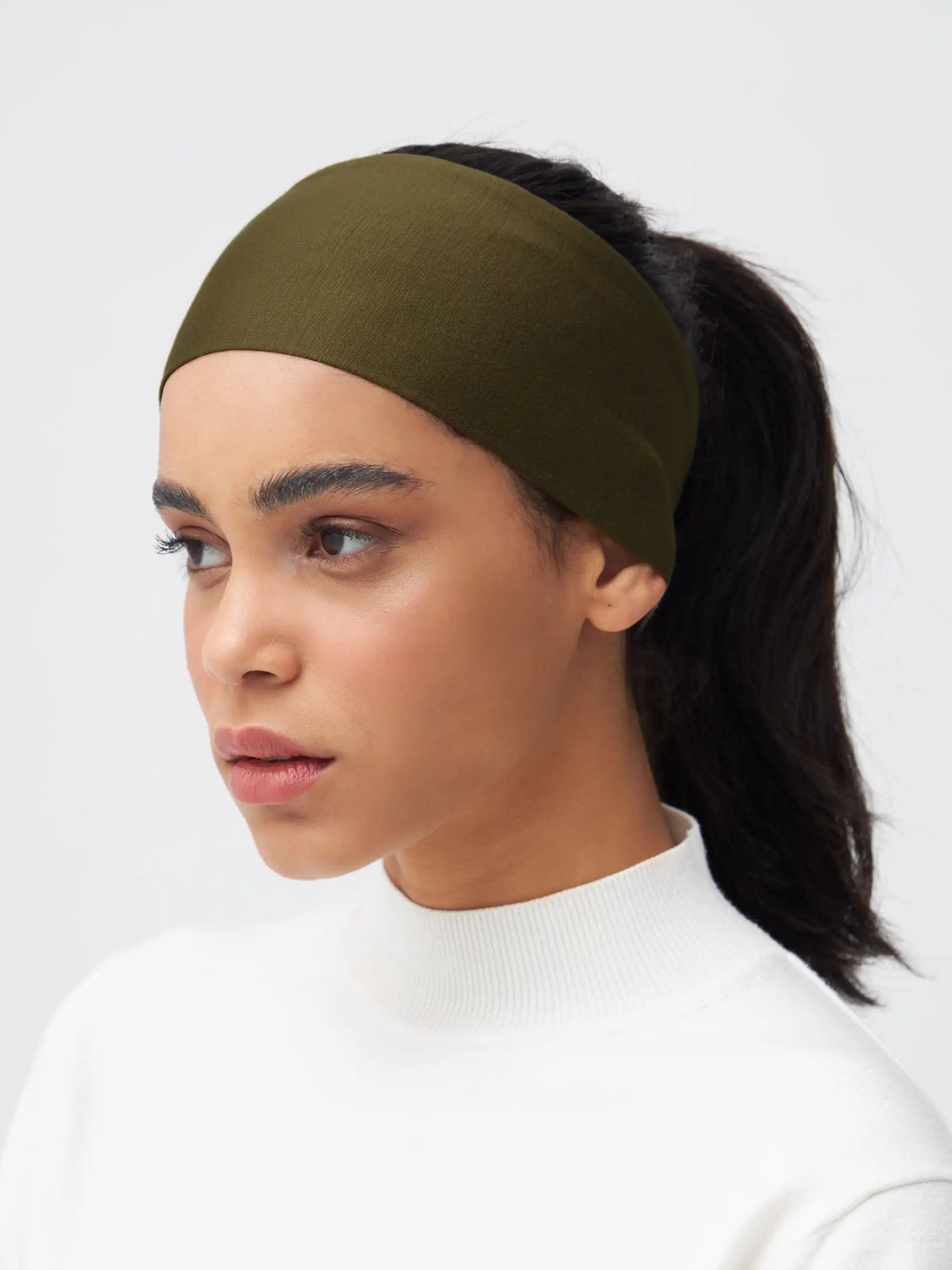 Bandana - Koyu Zeytin Yeşili