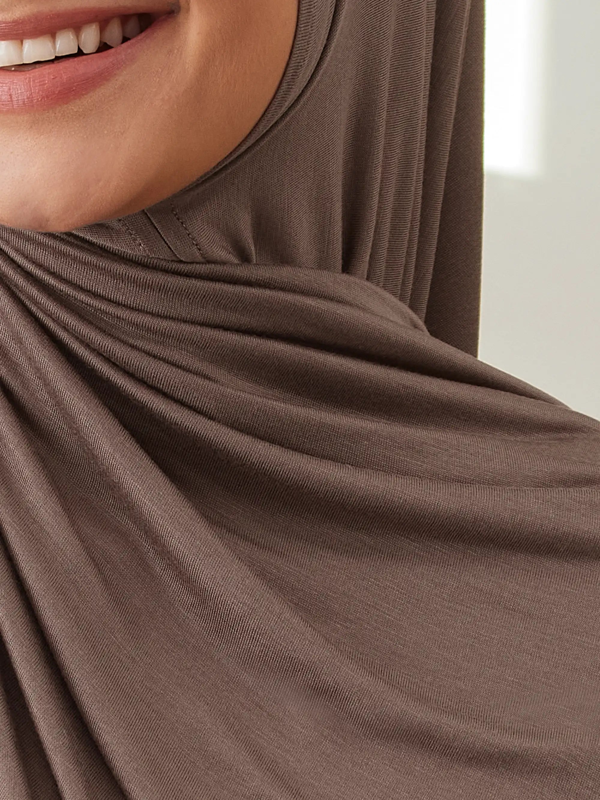 Pratik Premium Jersey Şal - Çöl Tozu