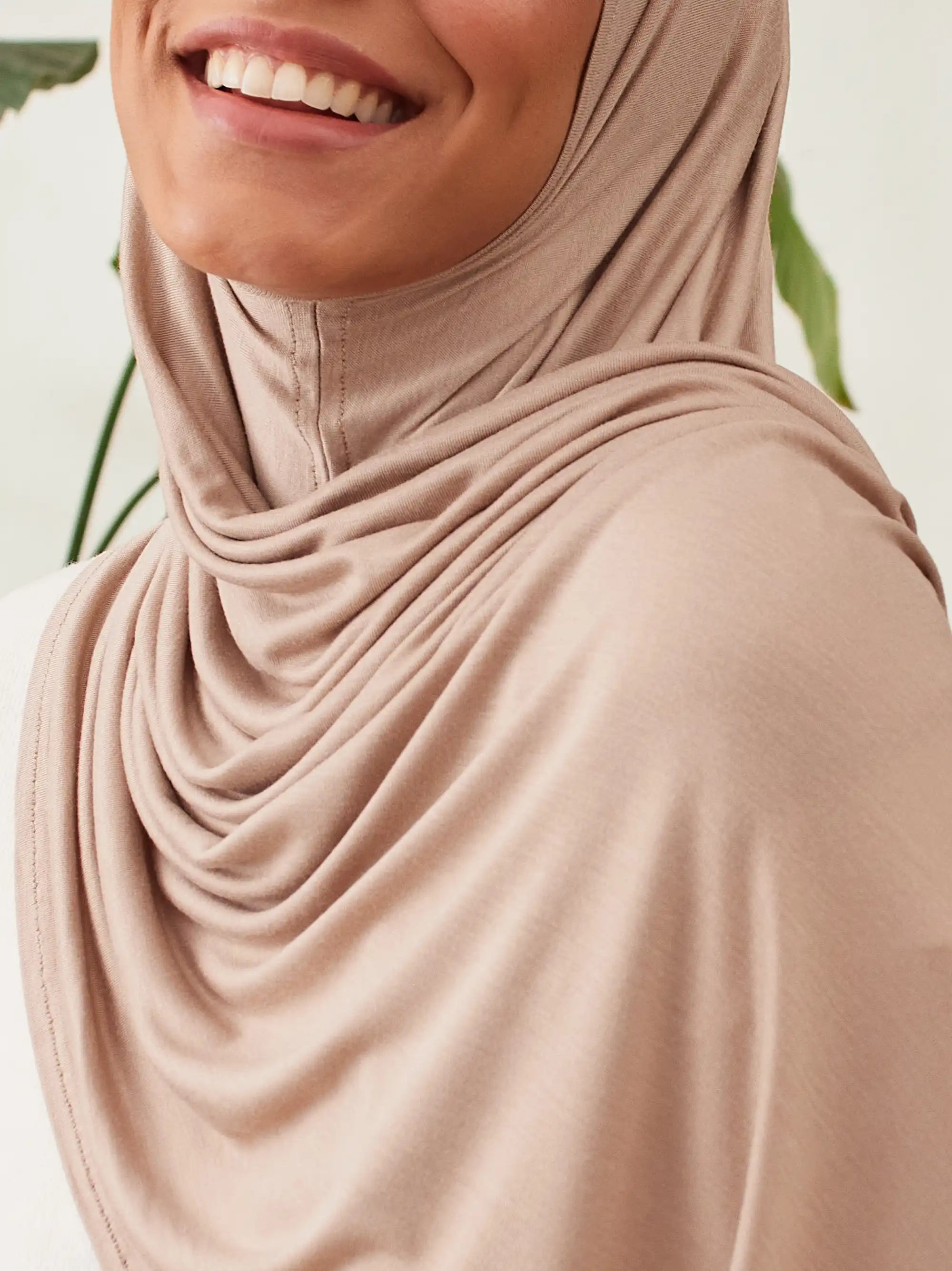 Pratik Premium Jersey Şal - Sıcak Kum