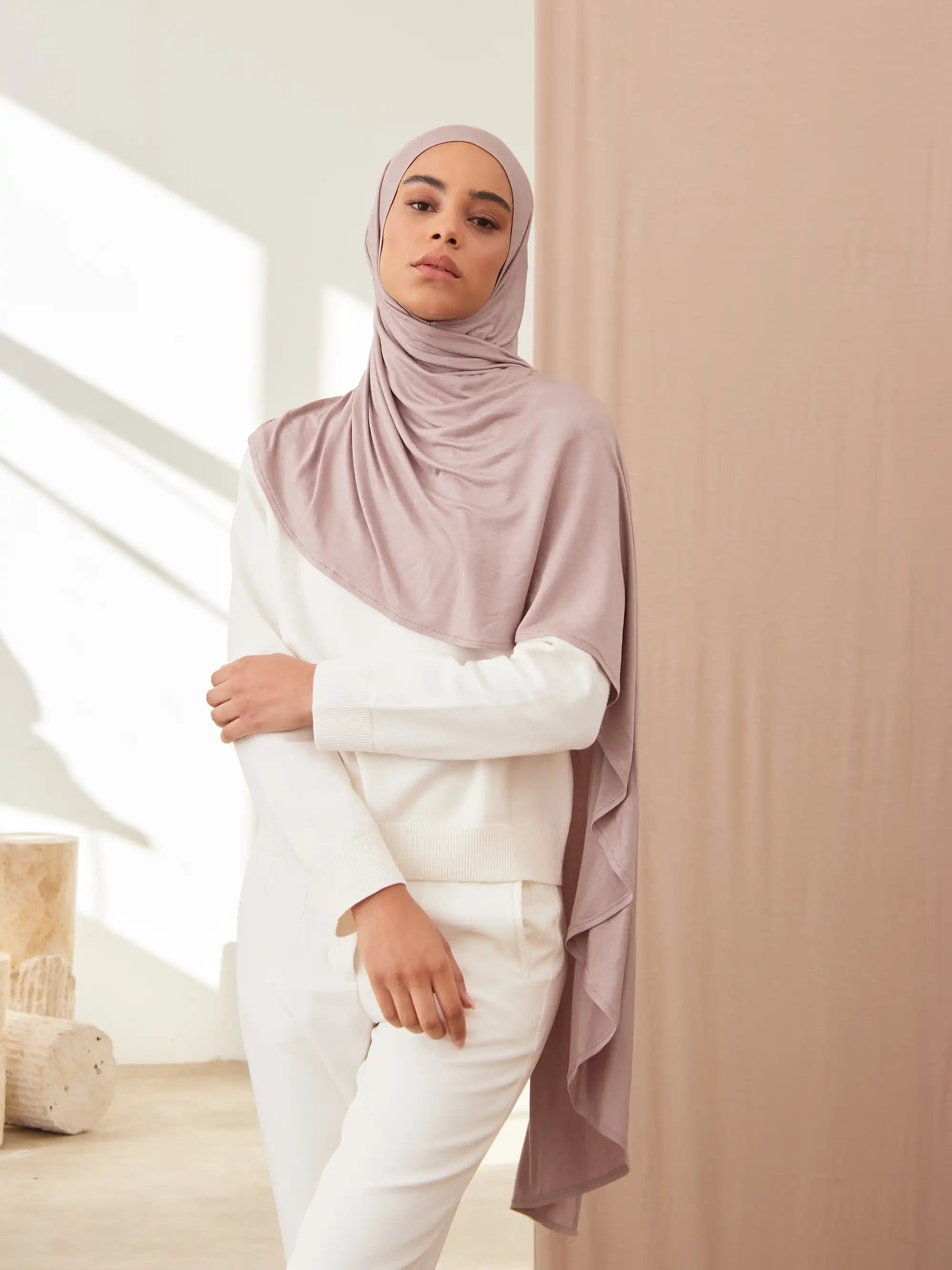 Pratik Premium Jersey Şal - Sfenks