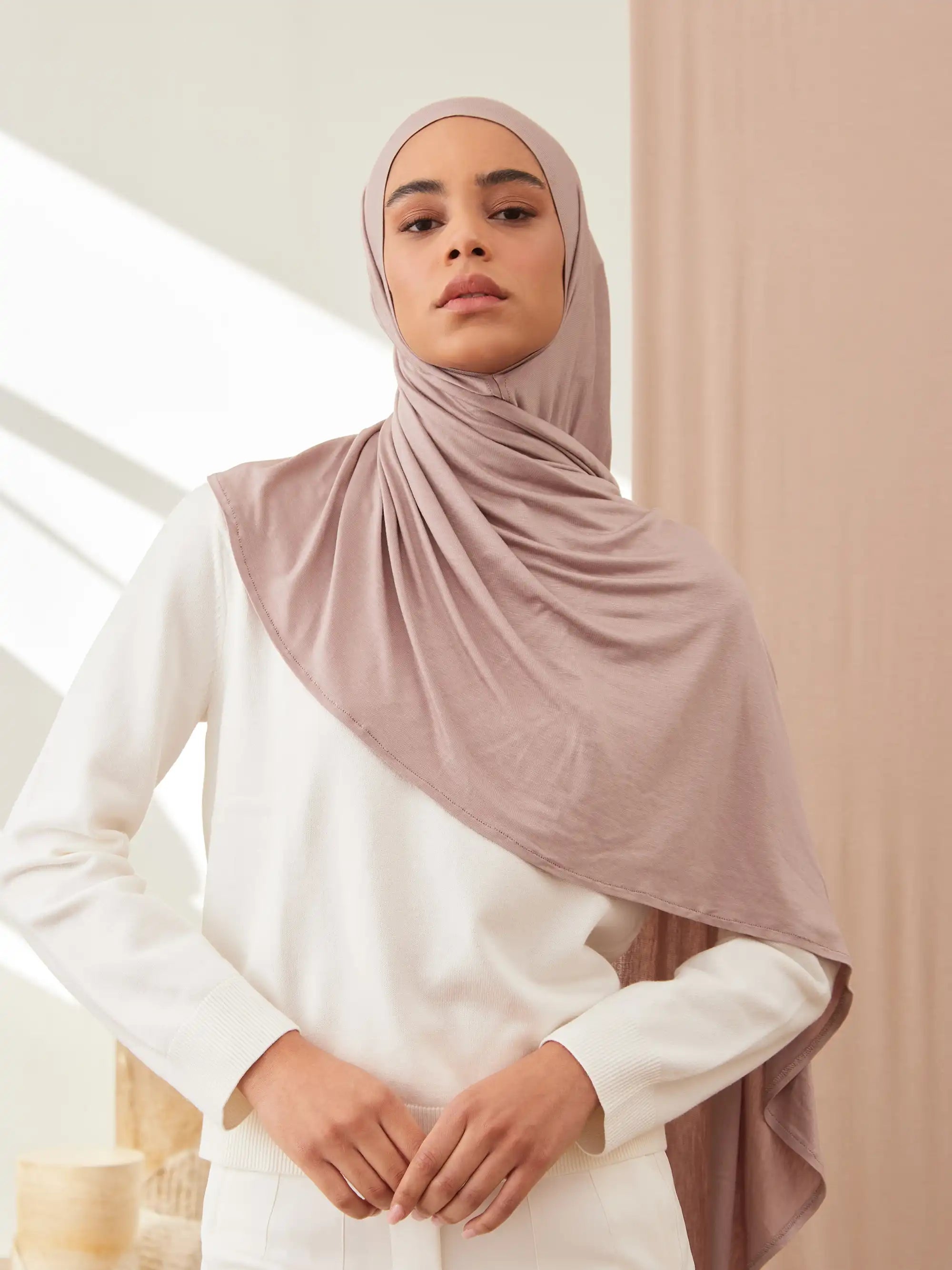 Pratik Premium Jersey Şal - Sfenks