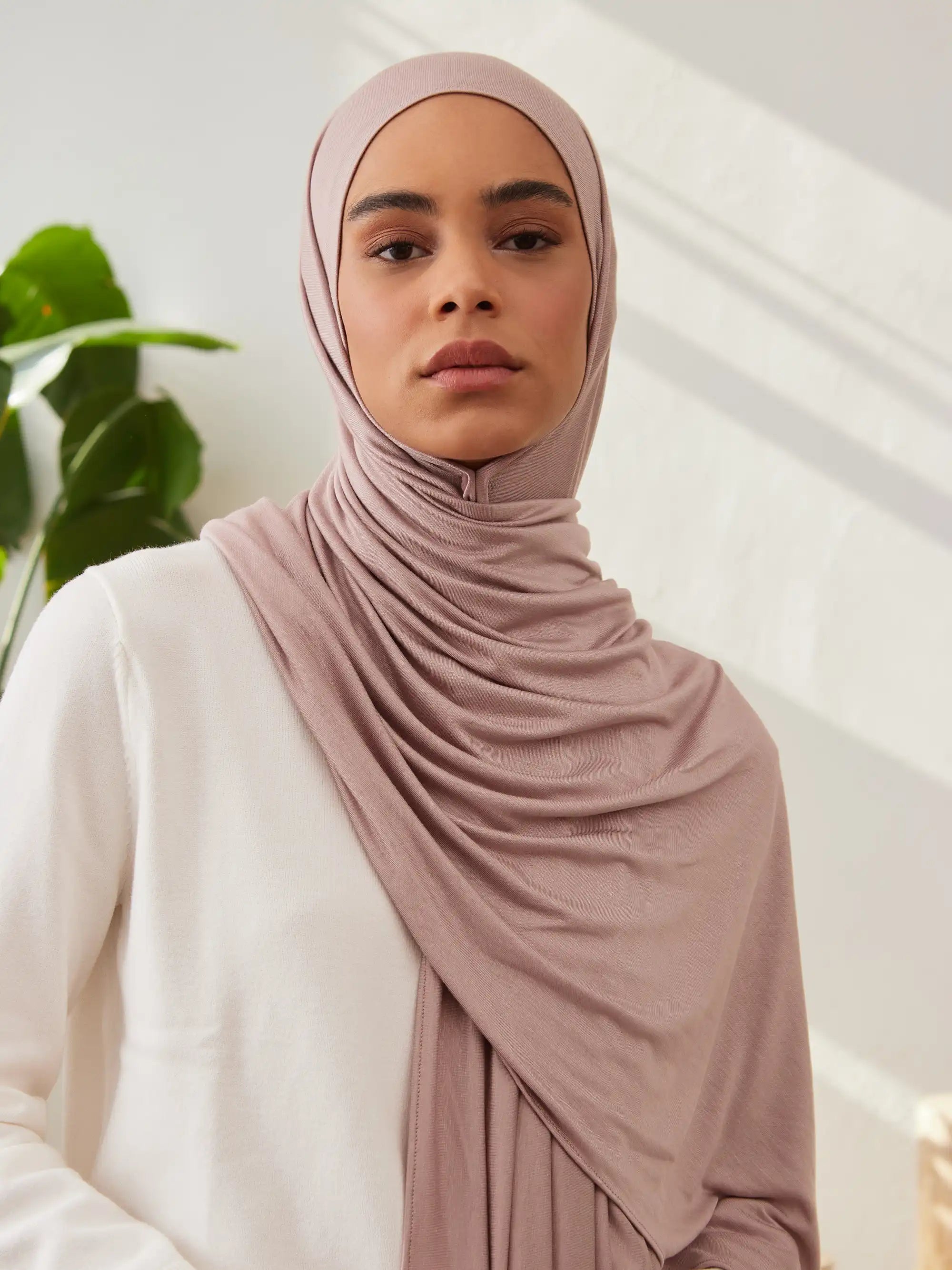 Küçük Premium Jersey Şal - Sfenks