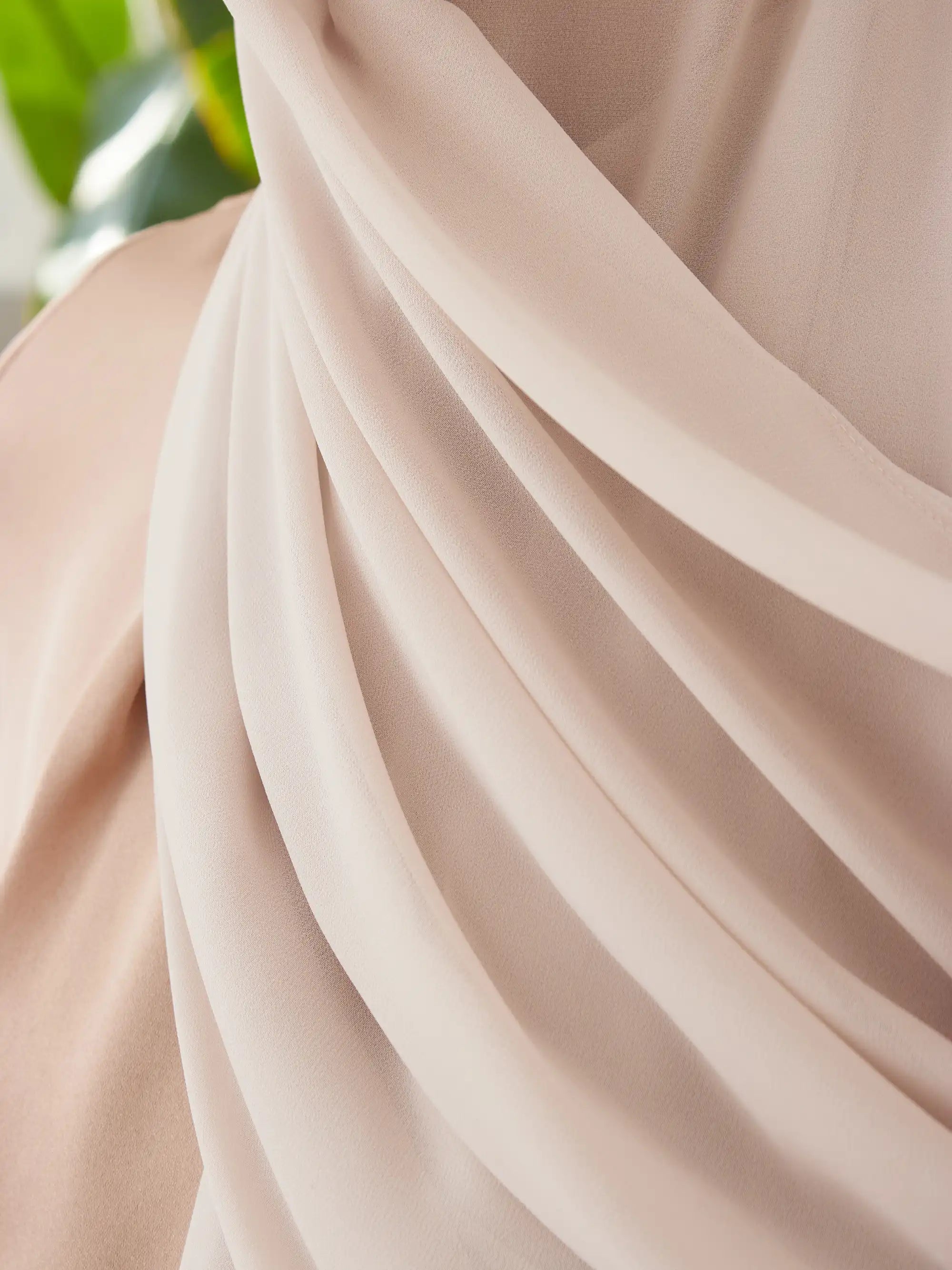Luxury Şifon Şal - Serin Gri