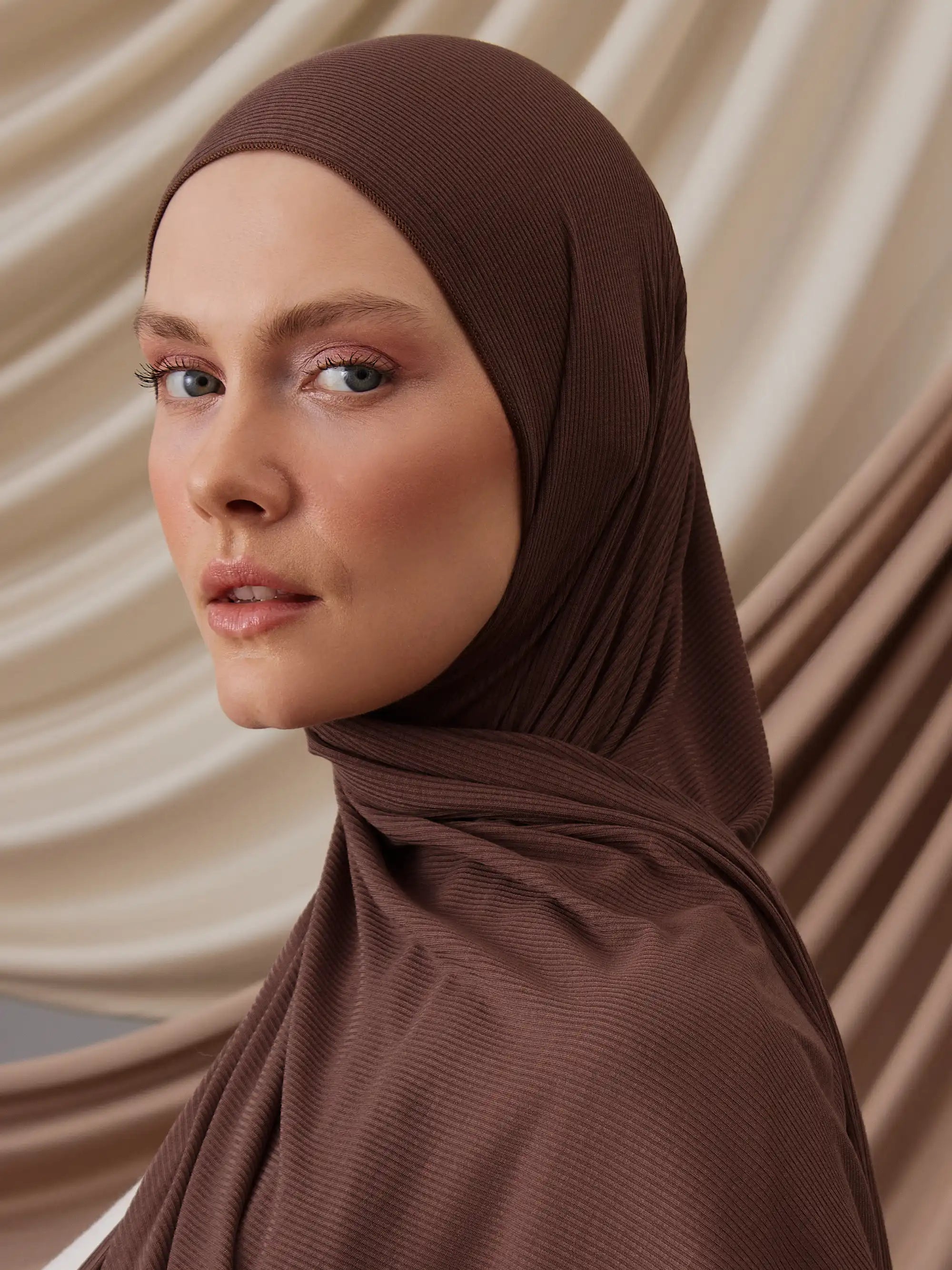 Bambu Fitili Şal - Mocha