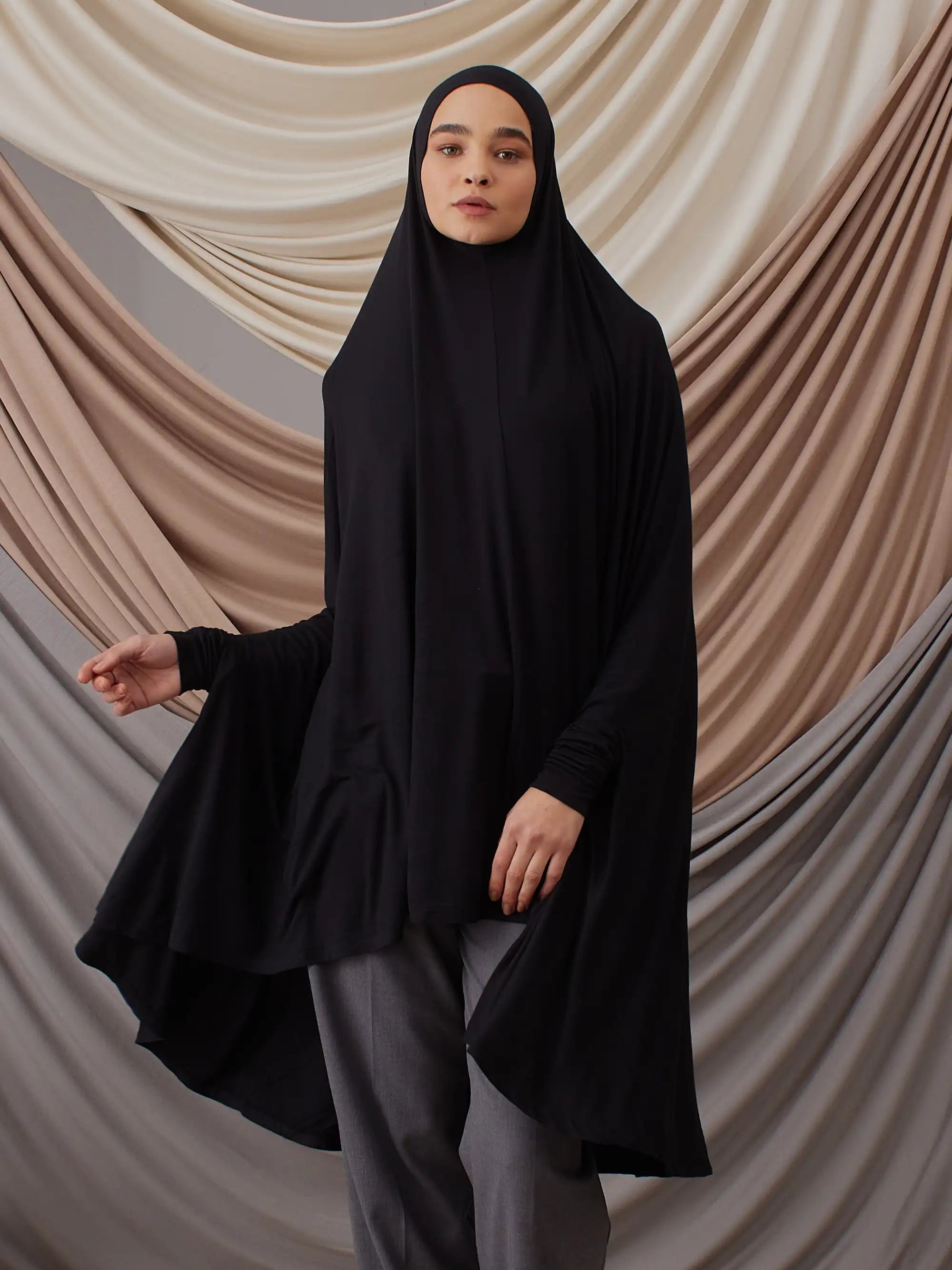 Pratik Namaz Tunik - Siyah
