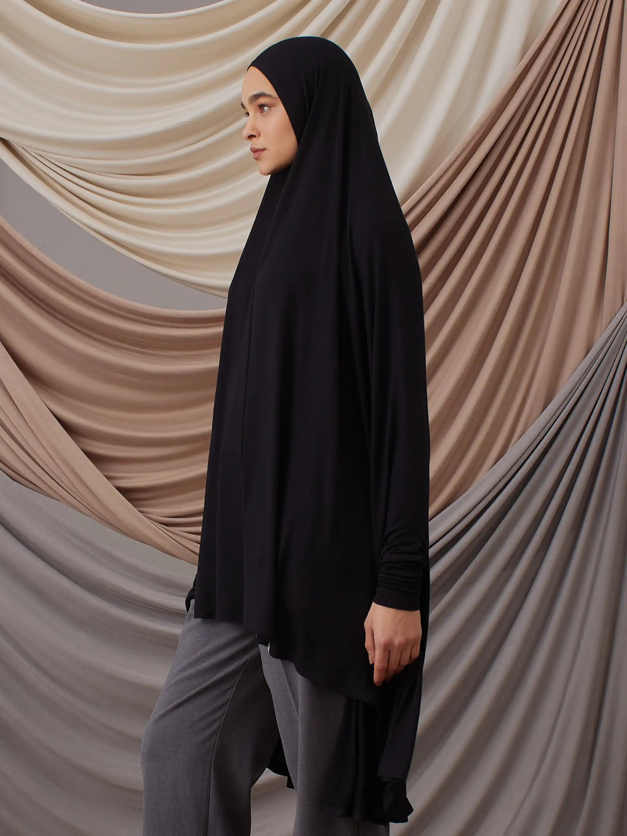 Pratik Namaz Tunik - Siyah