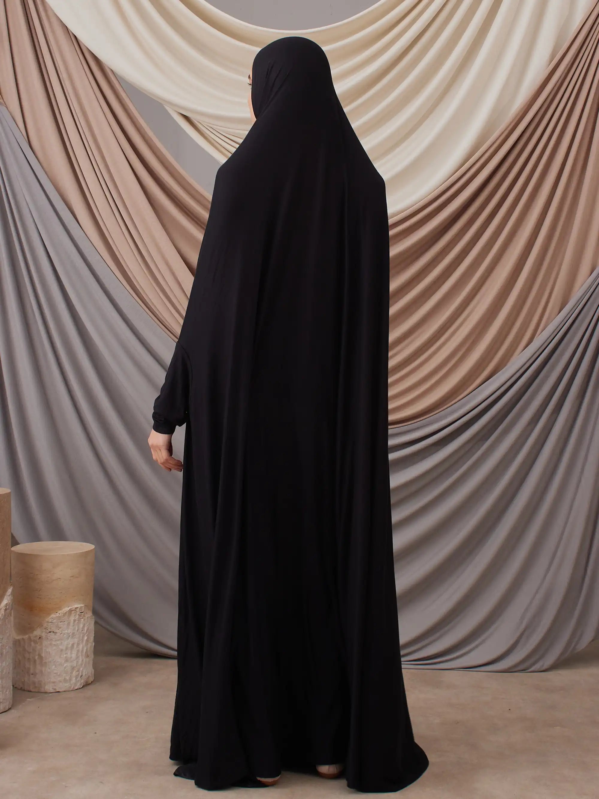 Pratik Namaz Elbisesi - Siyah