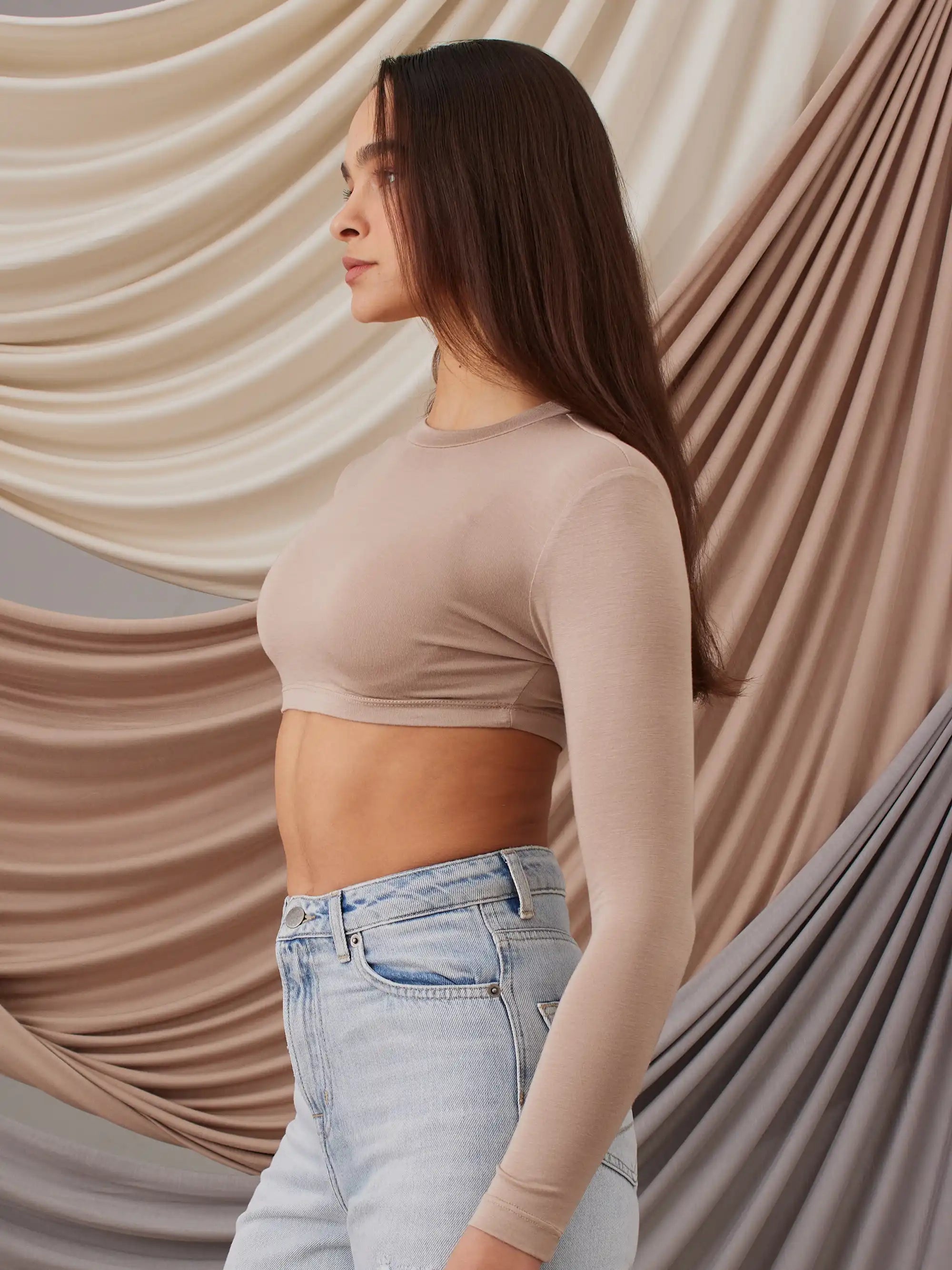 Modest Crop Body - Sıcak Kum