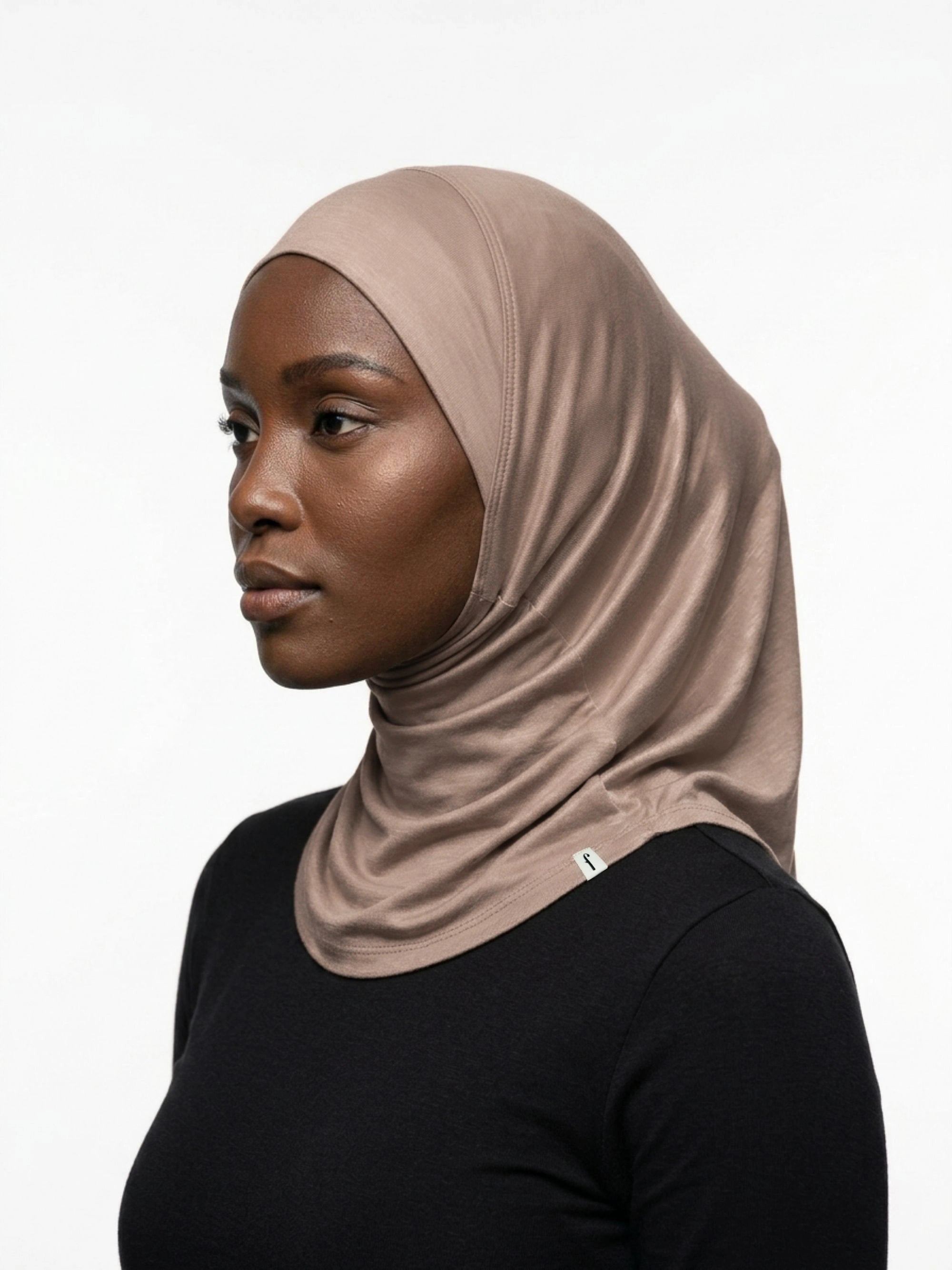 Düz Bone Şal - Sıcak Vizon
