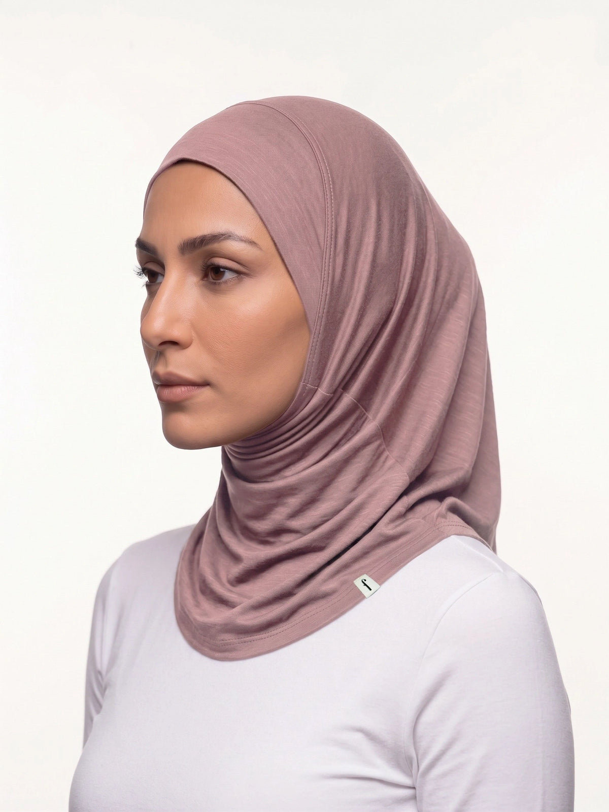 Düz Bone Şal - Pastel Gül